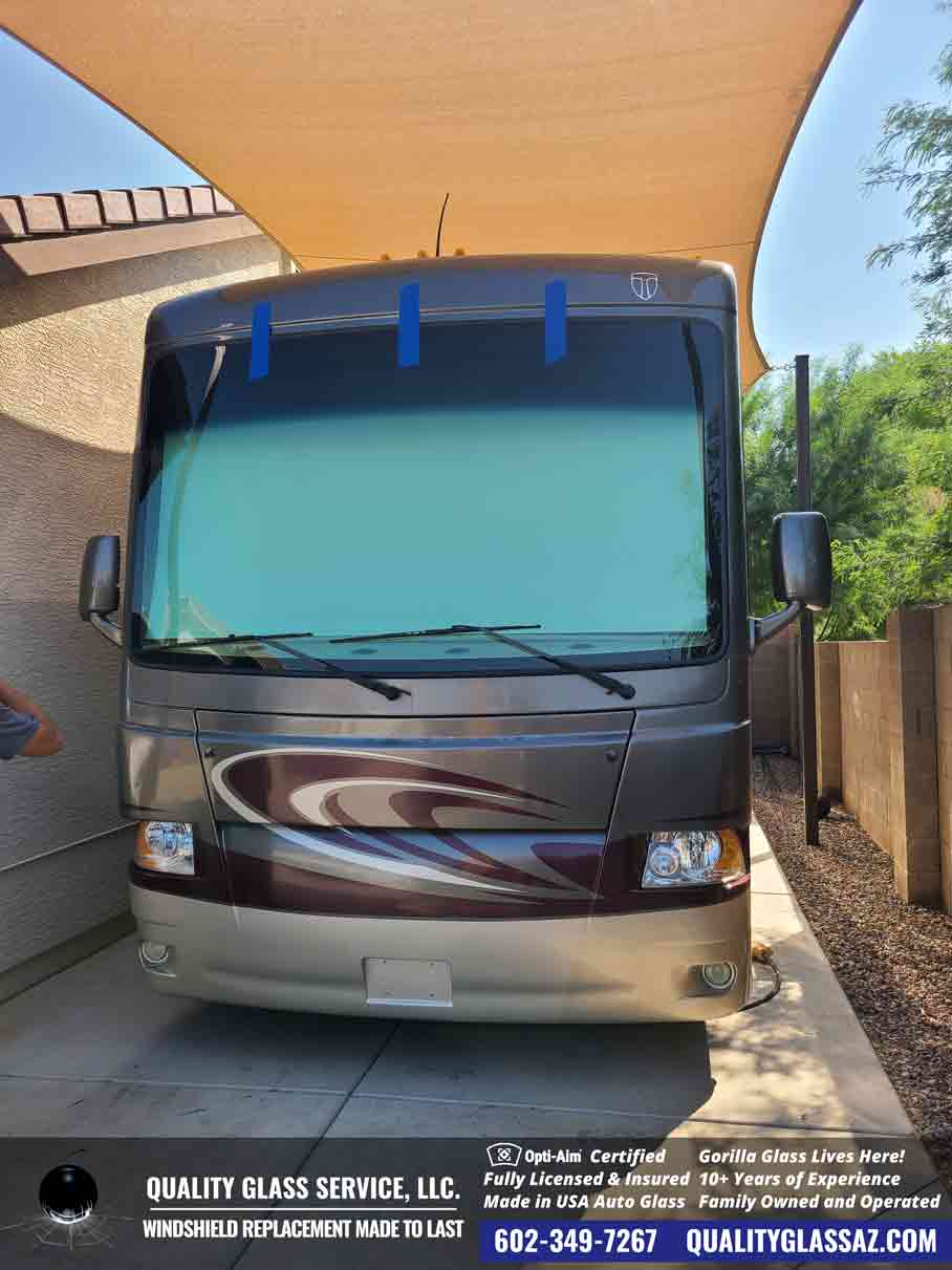 Windshield Replacement for Thor RV Palazzo